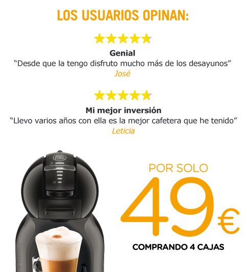 TU NUEVA MINI ME NESCAFÉ® Dolce Gusto®