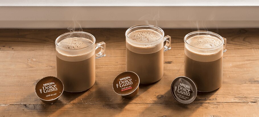 CAFÉ CON LECHE, CAFÉ CON LECHE DESCAFEINADO Y CAFÉ CON LECHE INTENSO