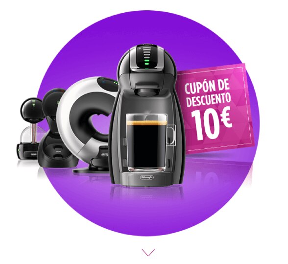 Cafetera 10€ descuento Cupón de 10€ descuento