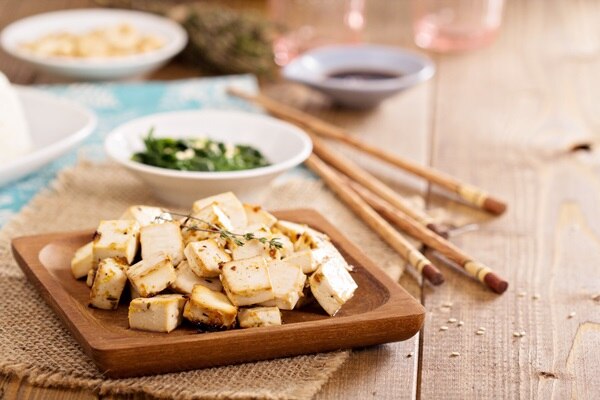 Tofu cocido con especias Tofu cocido con especias