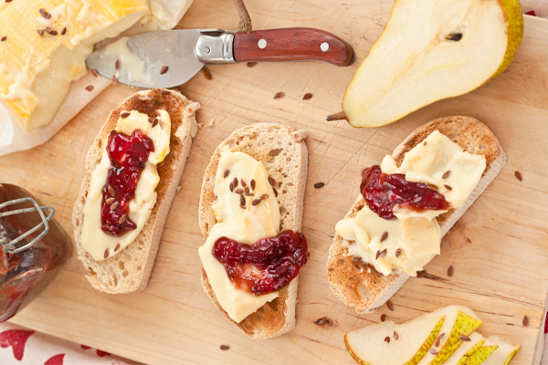 Camembert con mermelada Camembert con mermelada