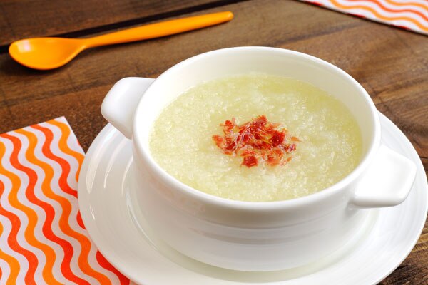Crema de melón para volver a la rutina Crema de melón para la rutina