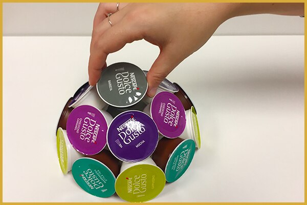 colocar ultima cápsula Dolce Gusto unir cápsulas Dolce Gusto
