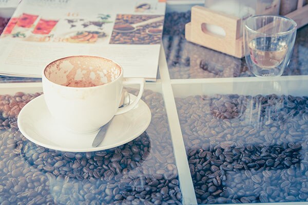 decoración y café decoración con café