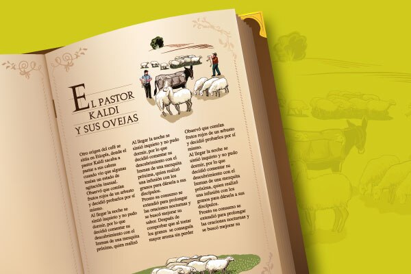 Leyendas sobre el origen del café: el pastor Kaldi y sus ovejas Leyendas sobre el origen del café: el pastor Kaldi y sus ovejas