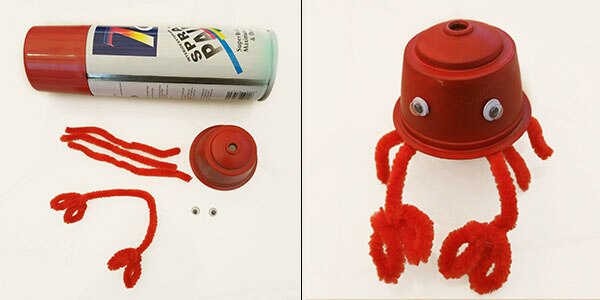 DIY cangrejo con capsulas dolce gusto DIY cangrejo con capsulas dolce gusto