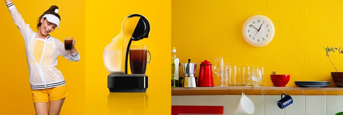 cafetera cápsulas colors amarillo cafetera cápsulas colors amarillo