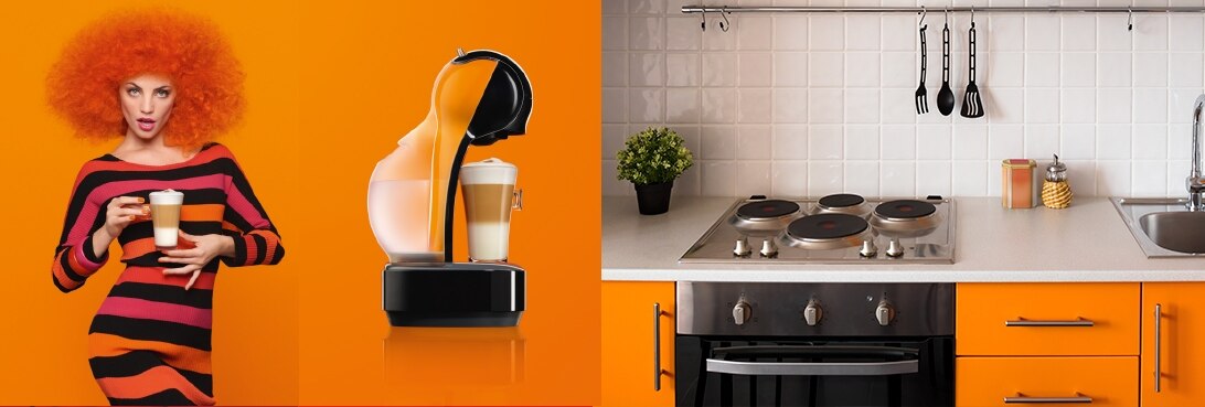 cafetera cápsulas colors naranja cafetera cápsulas colors naranja