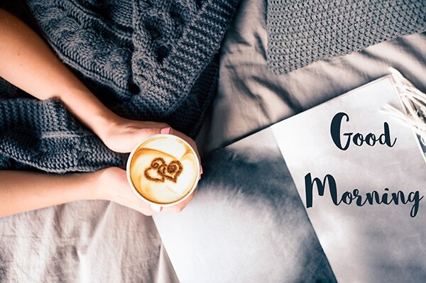 Latte macchiato o cappuccino good morning Latte macchiato o cappuccino good morning
