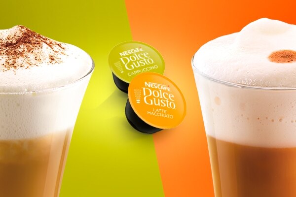 latte macchiato o cappuccino latte macchiato o cappuccino
