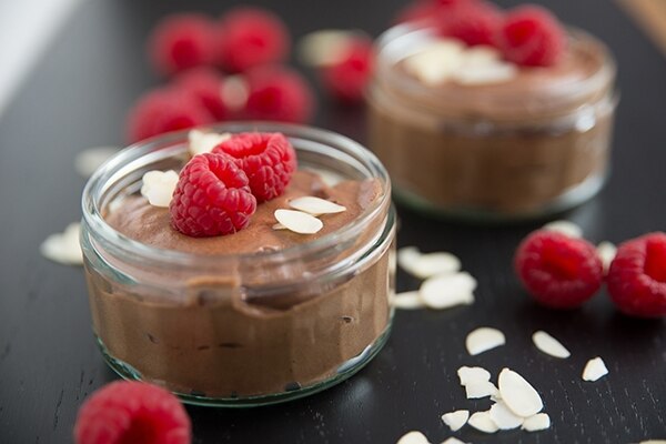 Mousse de cappuccino con chocolate Mousse de cappuccino con chocolate