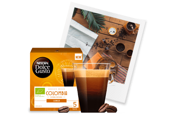 Colombia Dolce Gusto organico Lungo Colombia