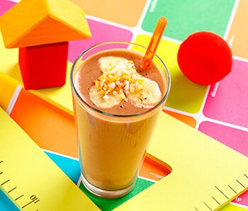 Batido de plátano con Nesquik