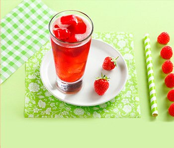 Macedonia de nestea helado