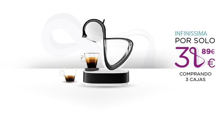 Tu cafetera Infinissima por solo 38€
