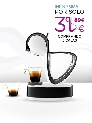 Tu cafetera Infinissima por solo 38€