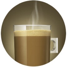 Café con leche intenso 16 cápsulas